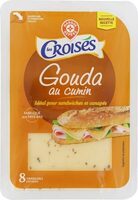 Tranchette de gouda Les Croisés Au cumin 16,8% MG