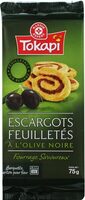 Escargots feuilletés à l'olive noire