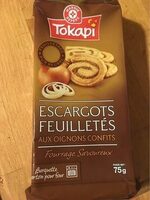 Escargots feuilletés aux oignons confits