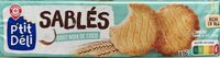 Sablés goût noix de coco