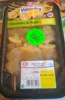 Brochettes de poulet thym & citron