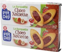 La barquette choco noisette
