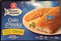 Filet de colin d'Alaska citron x 4