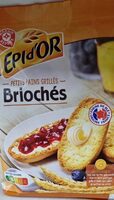 Petits pains grillés briochés