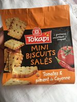 Biscuits salés à la tomate, à l'origan et au piment