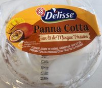Panna cotta sur lit de mangue passion