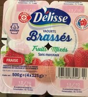 Yaourt brassé aux fruits mixés