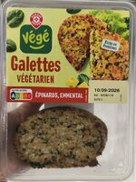 Galettes de blé épinards et emmental