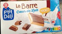 Barre chocolat fourrée au lait x 5
