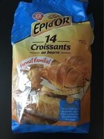 Croissants au beurre x 14