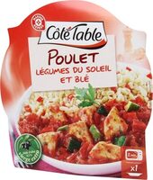 Poulet aux légumes du soleil et blé - barquette