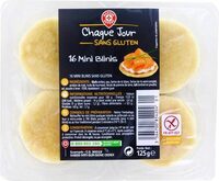 Mini blinis sans gluten x 16