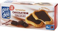 Tartelette chocolat noir 70% cacao