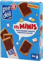 Mini petits-beurre tablette chocolat au lait