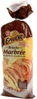 Brioche tressée marbrée aux pépites de chocolat