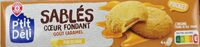 Sablés pur beurre coeur fondant caramel