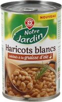 Haricots blancs cuisinés à la graisse d'oie