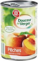 Pêches demi-fruits au sirop