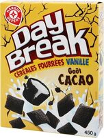 Céréales cacao fourrées vanille