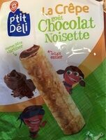 Crepe gout chocolat noisette