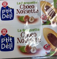 Barquette choco - noisette