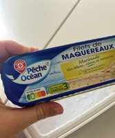 Filets de maquereaux marinés au vin blanc