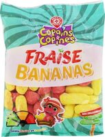 Assortiment fraises bananes