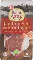 Jambon sec de montagne 6 tranches