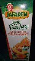 Pur jus d'orange, pêche et abricot