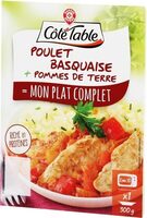 Poulet basquaise et pommes de terre