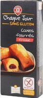 Cakes fourrés fraise sans gluten
