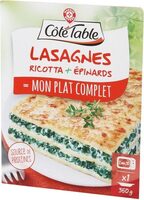 Lasagnes ricotta et épinard