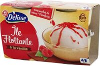 Iles flottantes nappage framboise