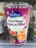 Yaourt gourmand brassé figue et miel