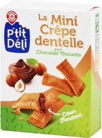 Mini crêpe dentelle goût chocolat noisette