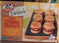 Mini cheese burgers cheddar x 10