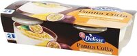 Panna cotta sur lit de fruit de la passion x 2