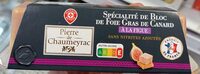 Specialite de bloc de fois gras de canard a la figue
