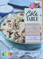 Risotto au poulet et aux cèpes