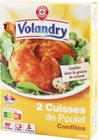 Cuisses de poulet confits x2