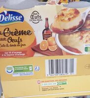 Crème aux oeufs sur lit d'orange a la liqueur d'orange
