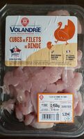 Cubes de filets de dinde