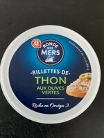 Rillettes de thon aux olives vertes