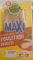 Pain de mie complet Poulet Rôti Crudités
