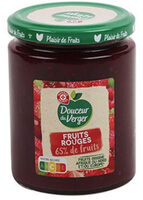 Confiture fruits rouges 65%de fruits