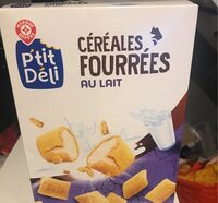 Cereales fourrées au lait