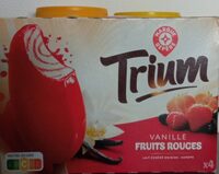 Glace Trium Vanille fruits rouges