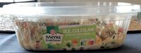 Blé coleslaw et petits pois doux