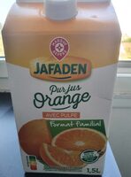 Pur jus d'orange avec pulpe format familial