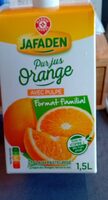 Pur jus d'orange avec pulpe